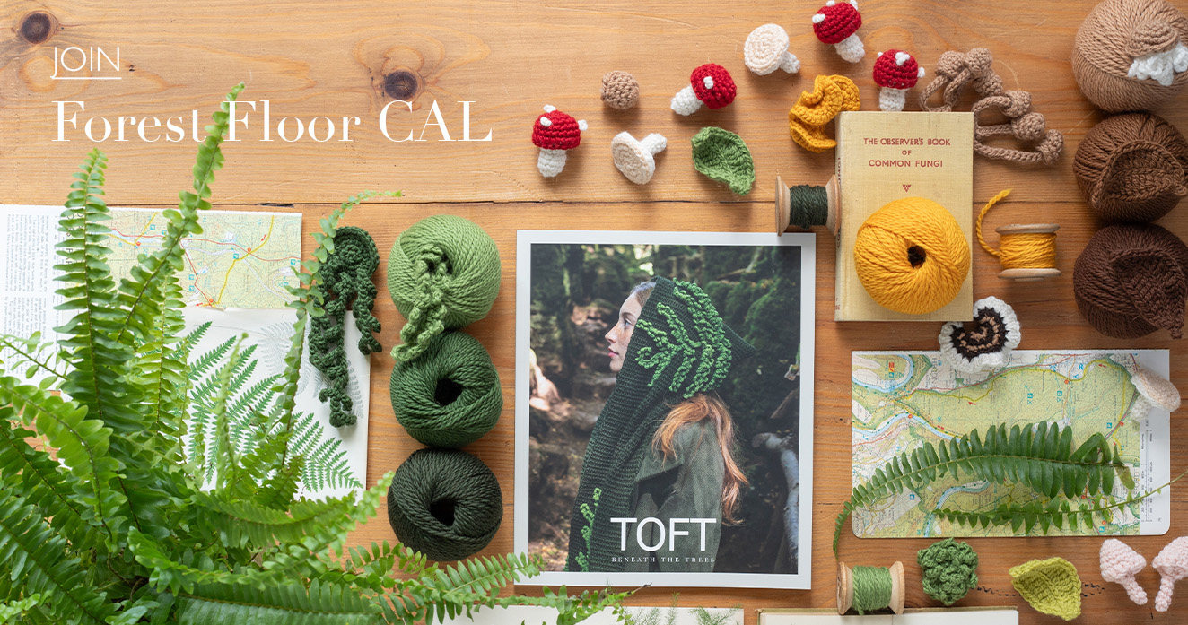 CAL forest floor TOFT beneath the trees instagram crochetalong